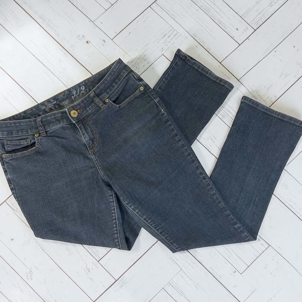 The Limited 312 Bootcut Jeans Womens 8 Short Blue Stretch Mid Rise 28" Inseam